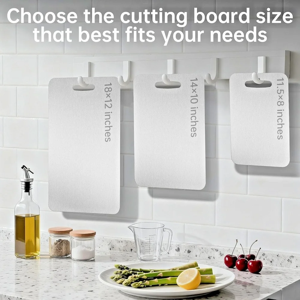 Titanium Cutting Board, Titanium Cutting Boards for Kitchen,   14.2
